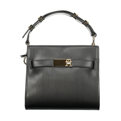 Tommy Hilfiger – Schwarze Polyethylen-Handtasche für Damen