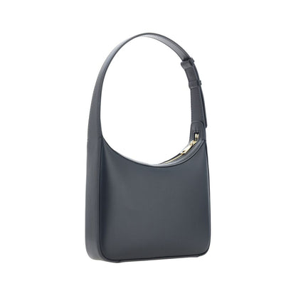 Dolce &amp; Gabbana Schultertasche aus schwarzem Kalbsleder (Bos Taurus)