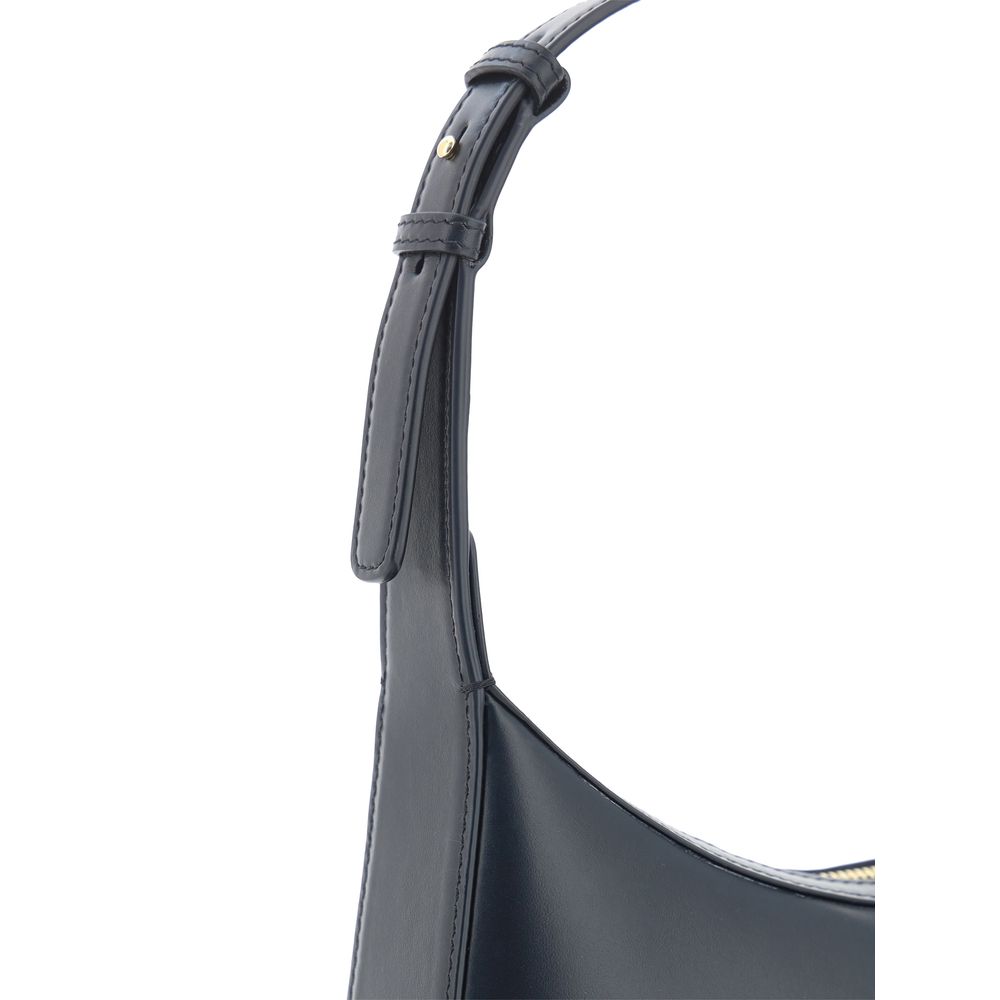 Dolce &amp; Gabbana Schultertasche aus schwarzem Kalbsleder (Bos Taurus)