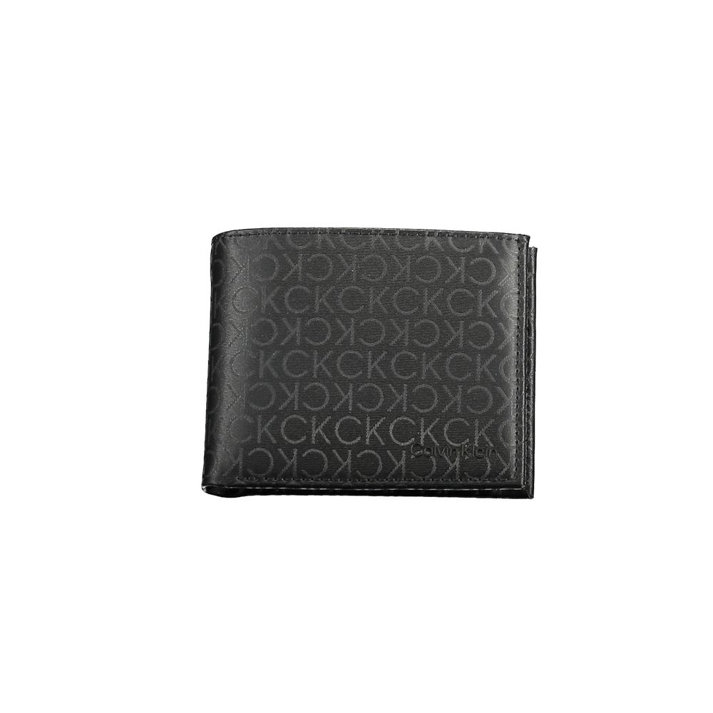 Calvin Klein Herren-Geldbörse aus Polyester, Schwarz
