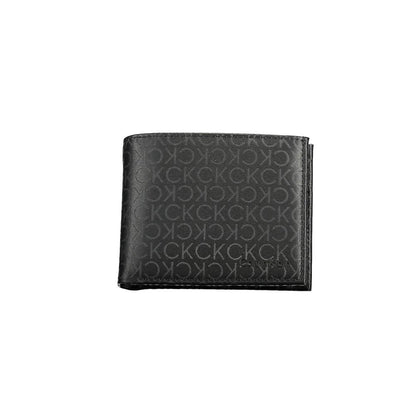 Calvin Klein Herren-Geldbörse aus Polyester, Schwarz
