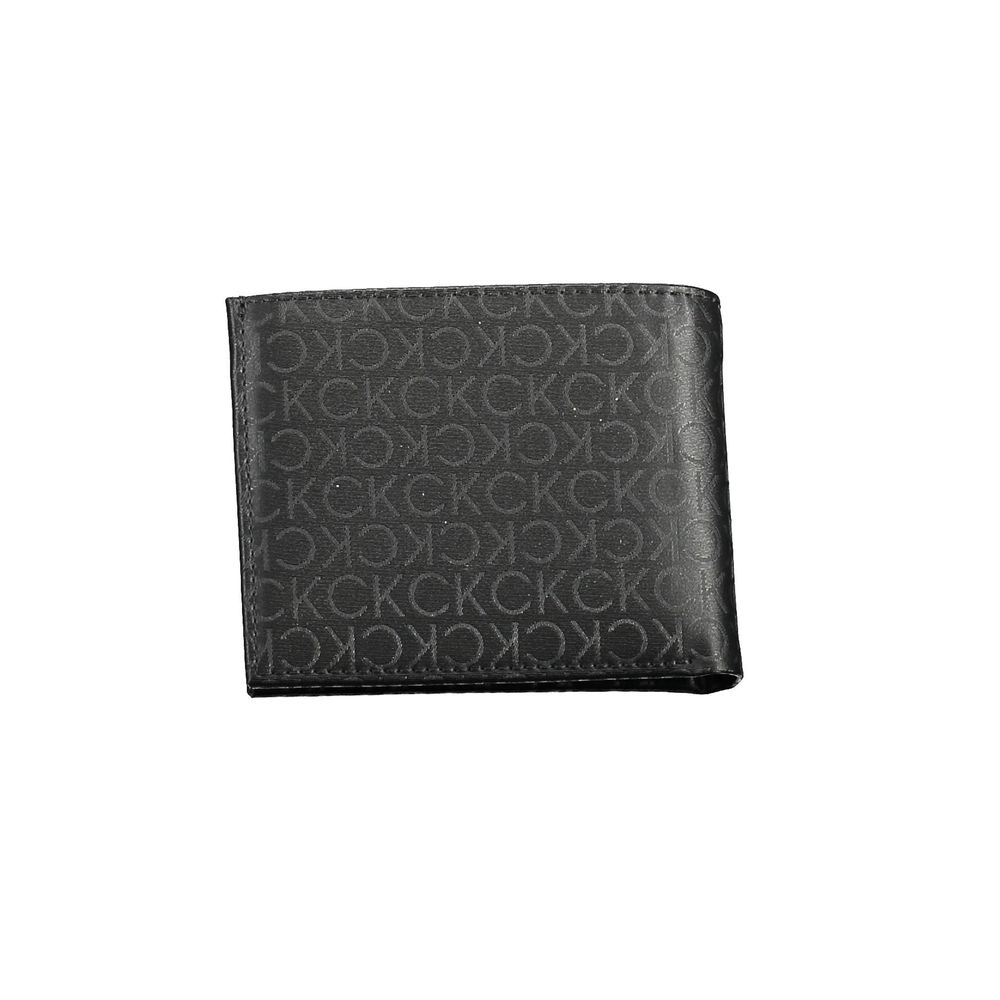 Calvin Klein Herren-Geldbörse aus Polyester, Schwarz