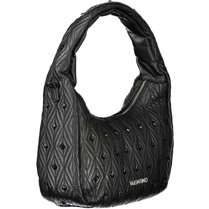 Mario Valentino Schwarze Polyethylen-Damenhandtasche