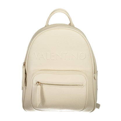 Mario Valentino – Beigefarbener Polyethylen-Rucksack