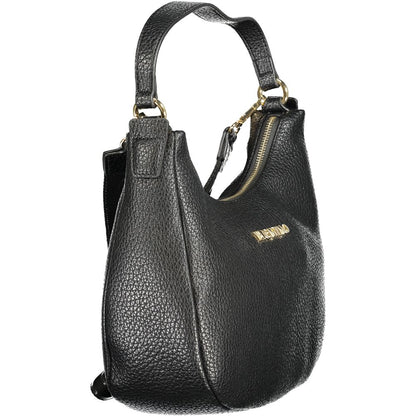 Mario Valentino Schwarze Polyethylen-Damenhandtasche