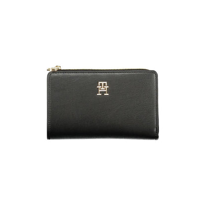 Tommy Hilfiger – Schwarze Polyethylen-Geldbörse für Damen
