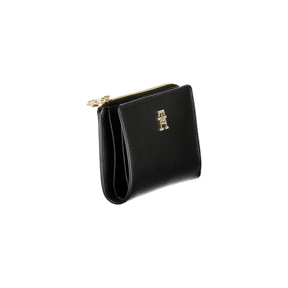 Tommy Hilfiger – Schwarze Polyethylen-Geldbörse für Damen