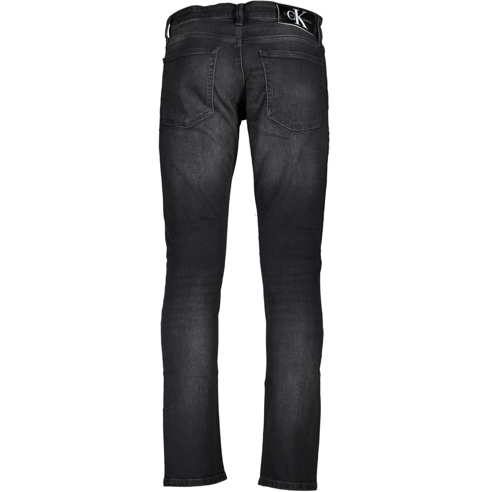 Calvin Klein Schwarze Baumwolljeans für Herren