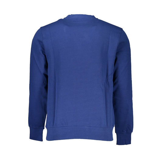 North Sails Blue Cotton Men Sweater