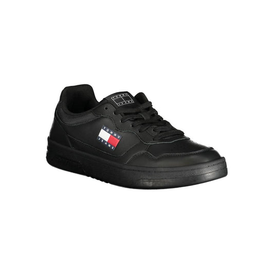 Tommy Hilfiger – Schwarze Polyethylen-Sneaker für Herren