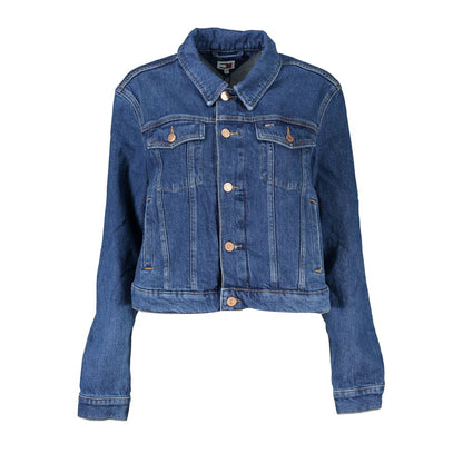 Tommy Hilfiger – Blaue Baumwolljacke für Damen
