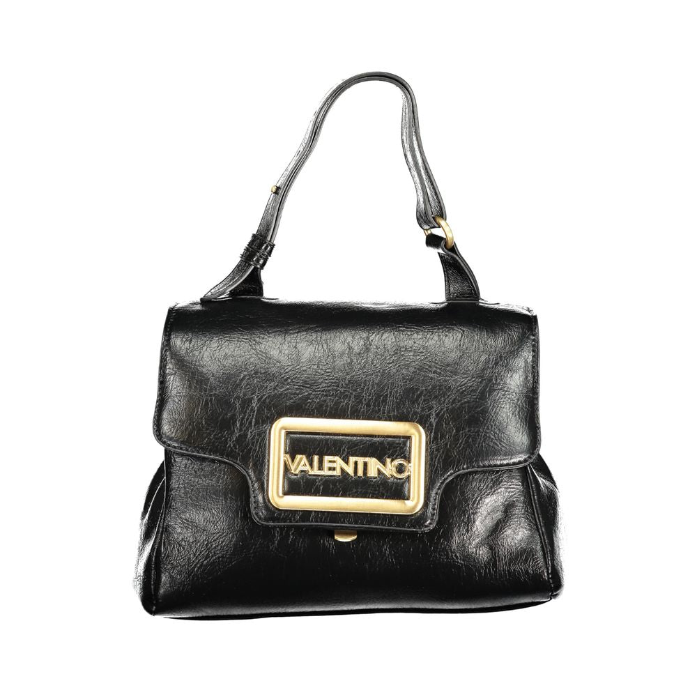 Mario Valentino Schwarze Polyethylen-Damenhandtasche