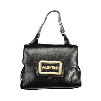 Mario Valentino Schwarze Polyethylen-Damenhandtasche
