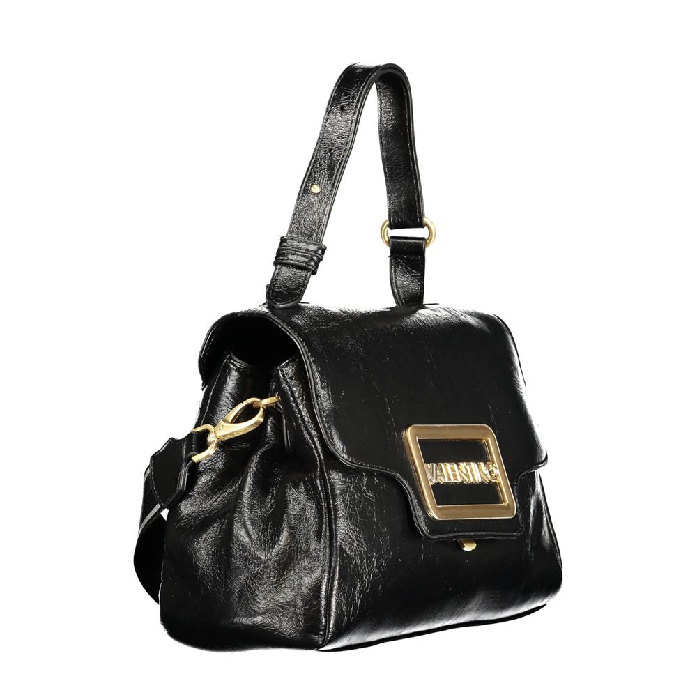Mario Valentino Schwarze Polyethylen-Damenhandtasche