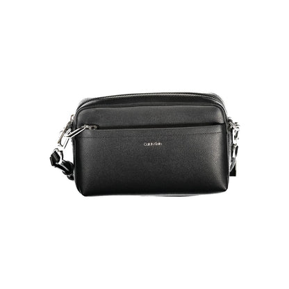 Calvin Klein Damenhandtasche aus Polyethylen, Schwarz