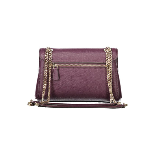 Guess Jeans Lila Polyethylen Damen Handtasche