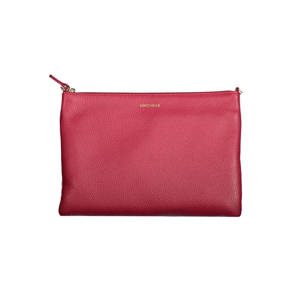 Coccinelle Rote Lederhandtasche