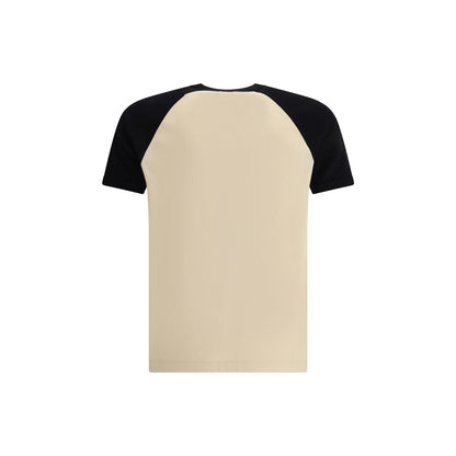 Valentino T-Shirt aus cremefarbener Baumwolle