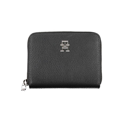 Tommy Hilfiger – Schwarze Polyethylen-Geldbörse für Damen