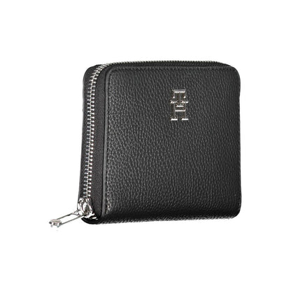 Tommy Hilfiger – Schwarze Polyethylen-Geldbörse für Damen