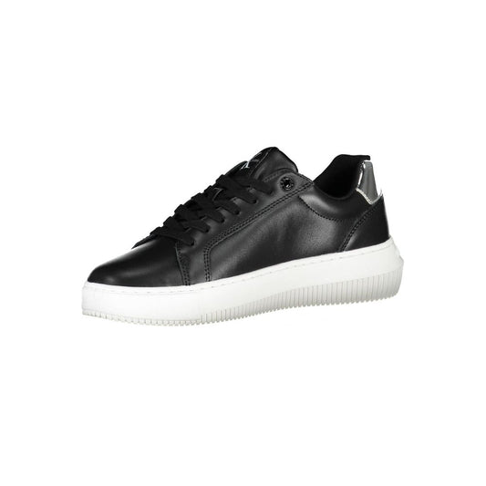 Calvin Klein Damen Sneaker aus schwarzem Polyester