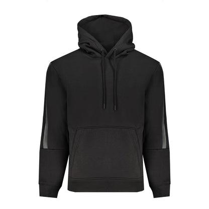 Calvin Klein Herren-Kapuzenpullover aus schwarzer Baumwolle