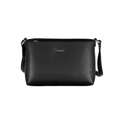 Calvin Klein Schwarze Polyester-Damenhandtasche