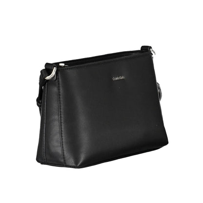 Calvin Klein Schwarze Polyester-Damenhandtasche