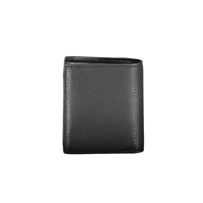 Tommy Hilfiger – Schwarze Lederbrieftasche für Herren