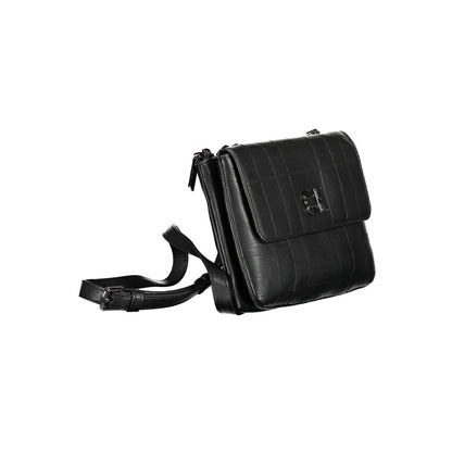 Calvin Klein Damenhandtasche aus schwarzem Polyester