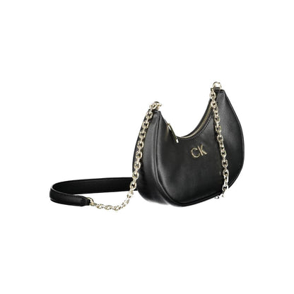Calvin Klein Damenhandtasche aus schwarzem Polyester