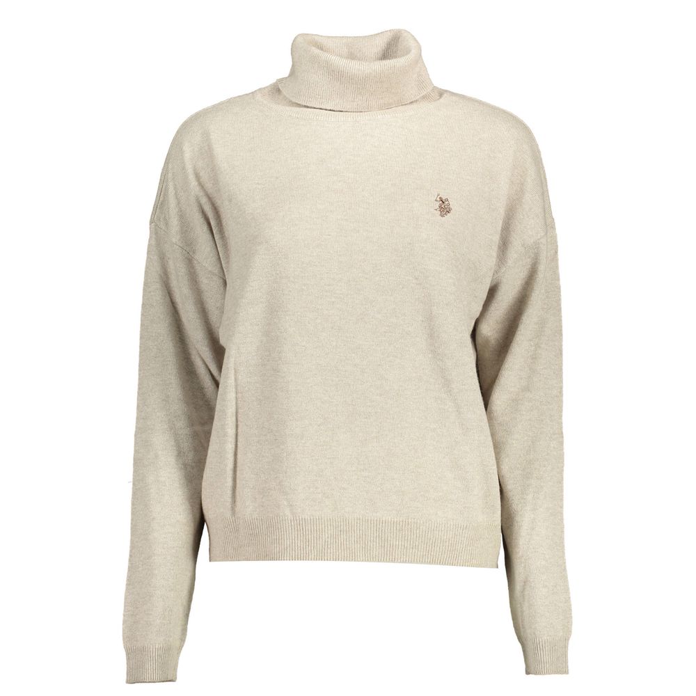 US POLO ASSN. Beige Wollpullover für Damen