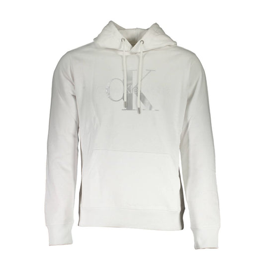 Calvin Klein – Weißer Baumwollpullover für Herren