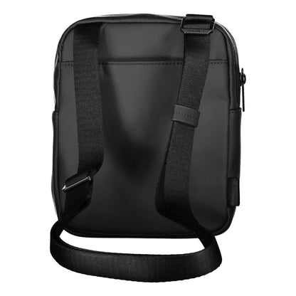 Calvin Klein – Elegante schwarze Schultertasche aus recyceltem Polyester