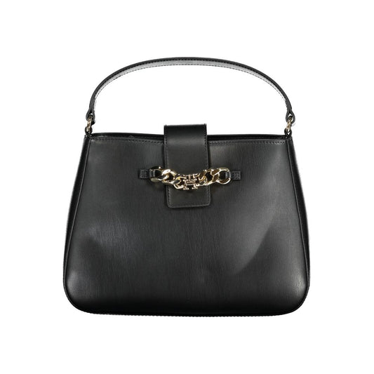 Tommy Hilfiger – Schwarze Polyethylen-Handtasche
