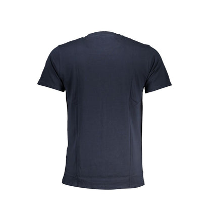 Blaues Baumwoll-T-Shirt der Cavalli Class