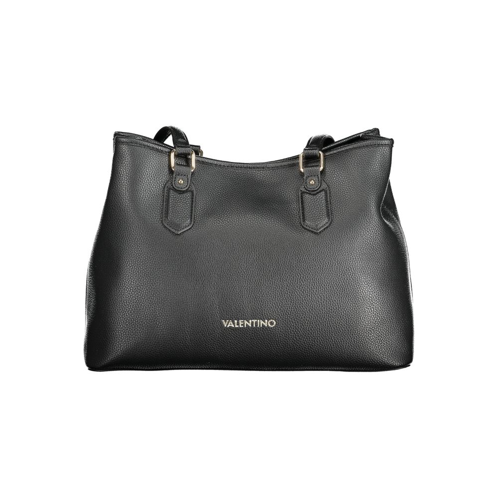 Mario Valentino Schwarze Polyethylen-Damenhandtasche