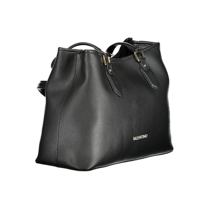 Mario Valentino Schwarze Polyethylen-Damenhandtasche