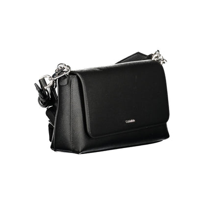 Calvin Klein Damenhandtasche aus Polyethylen, Schwarz