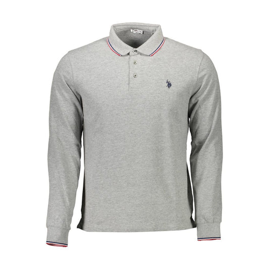 US POLO ASSN. Braunes Herren-Poloshirt aus Baumwolle