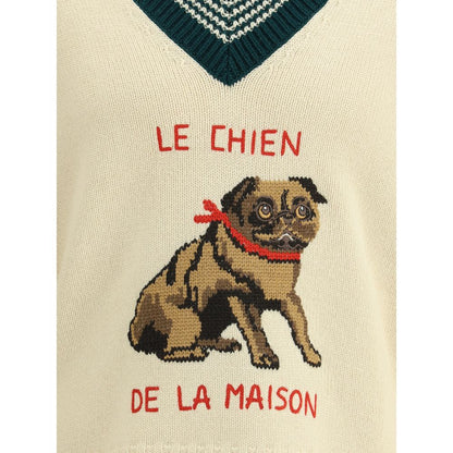 Valentino Wollpullover in Creme