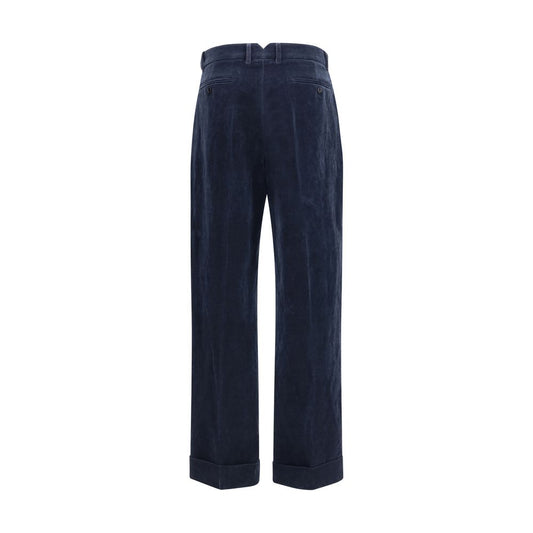 Valentino Blaue Baumwollhose