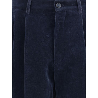 Valentino Blaue Baumwollhose