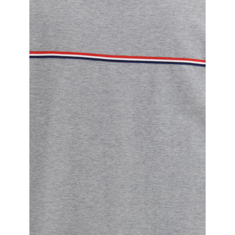 Thom Browne Graues Baumwoll-T-Shirt