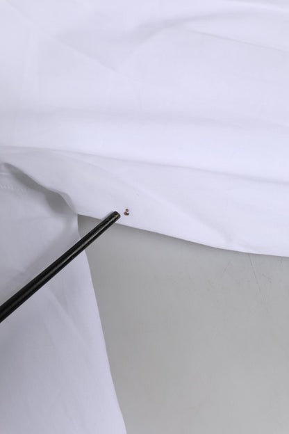 Dolce &amp; Gabbana – Weißes, langärmliges, formelles Hemd aus Baumwolle in GOLD