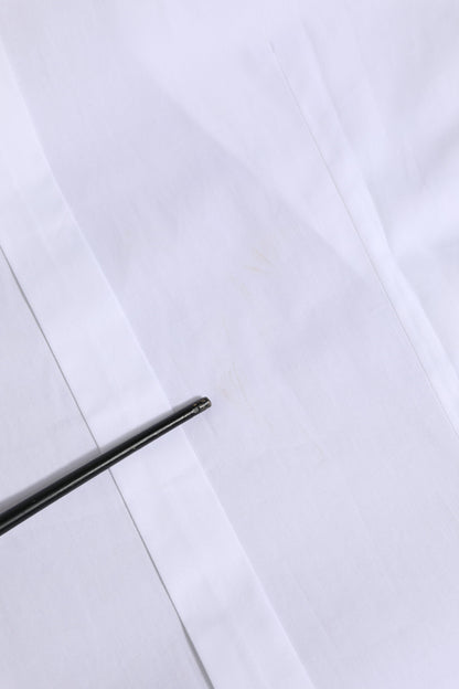 Dolce &amp; Gabbana – Weißes, langärmliges, formelles Hemd aus Baumwolle in GOLD