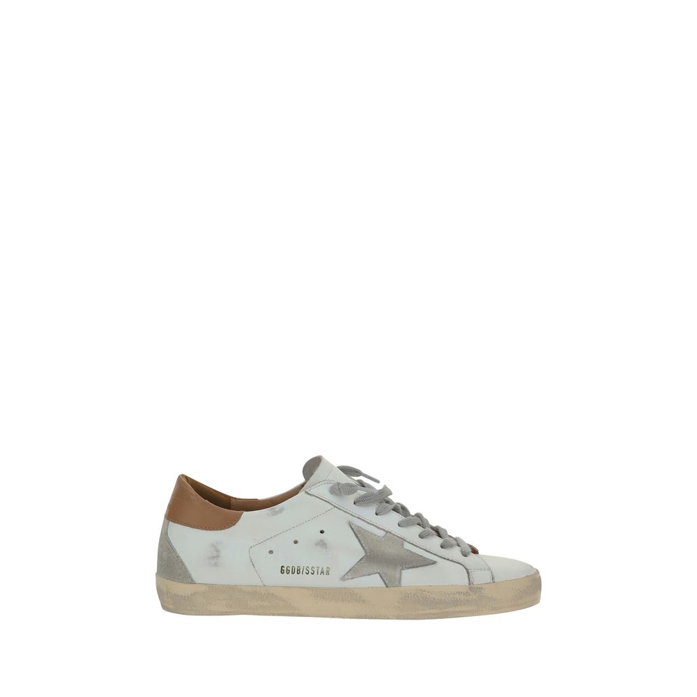 Golden Goose Superstar-Sneaker aus weißem Leder