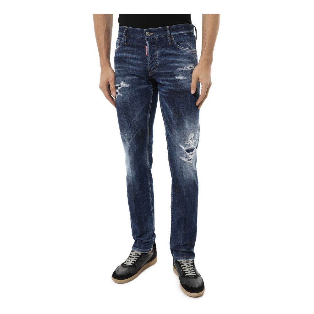 Dsquared² Herren Slim Jeans aus blauer Baumwolle