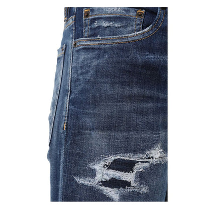 Dsquared² Herren Slim Jeans aus blauer Baumwolle
