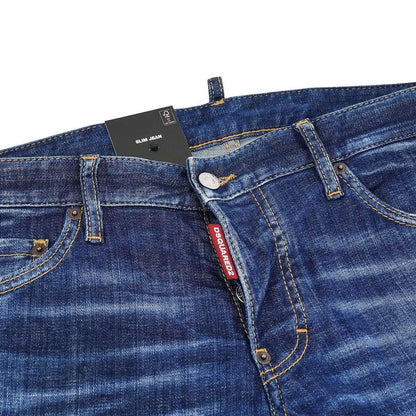 Dsquared² Herren Slim Jeans aus blauer Baumwolle